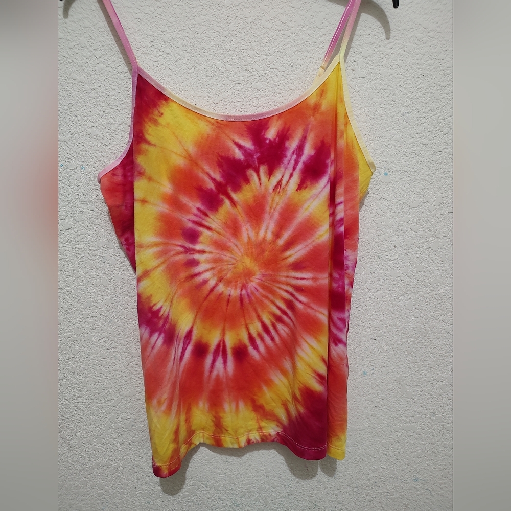 New. Hand Dyed Women's XL Cami Tank